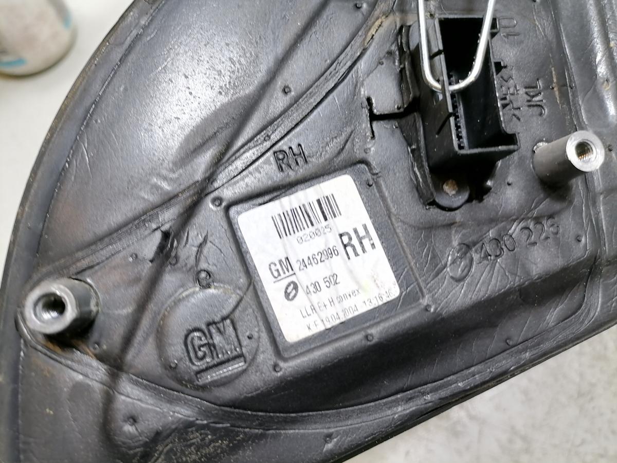 Opel Astra H original Au&szlig;enspiegel rechts Z157 Starsilber elektrisch verstellbar beheizt Bj.2006